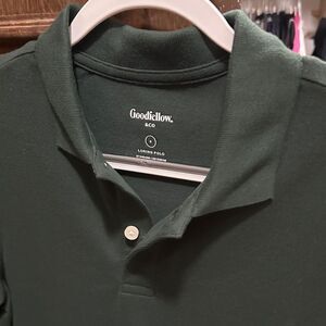 Men’s Goodfellow & Co Dark Green Polo Shirt - Small, Never Worn Kelly Green Sz S